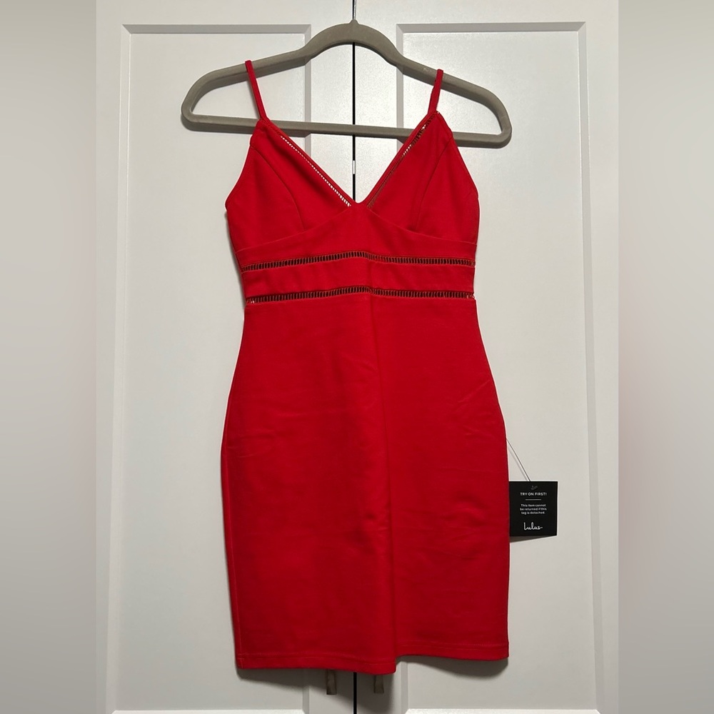 Size XS Lulus Red Mini Dress